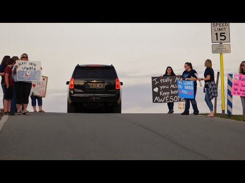 Rock Cave Elementary School - Rock Cave, WV - Drive-in Assembly - May 16, 2020