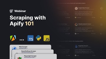Scraping with Apify 101: Learn how to scrape any website in just few clicks