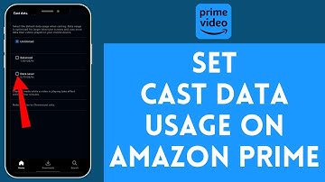 How to Set Cast Data Usage on Amazon Prime 2024 (EASY!!)