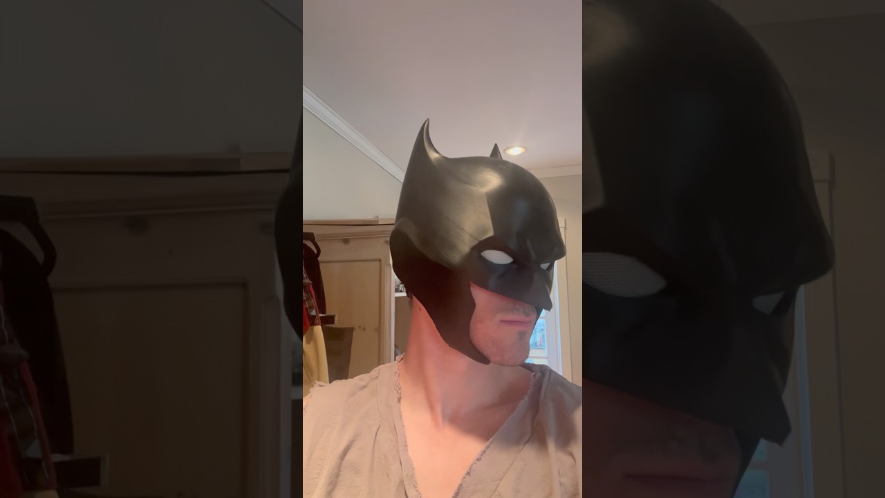 New Batman Cowl Finished!
