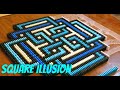 Square illusion in 2000 dominoes tse dominoes