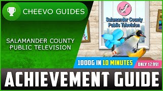 Salamander County Public Television (Xbox) - Achievement / Trophy Guide *1000G IN 10 MINUTES*