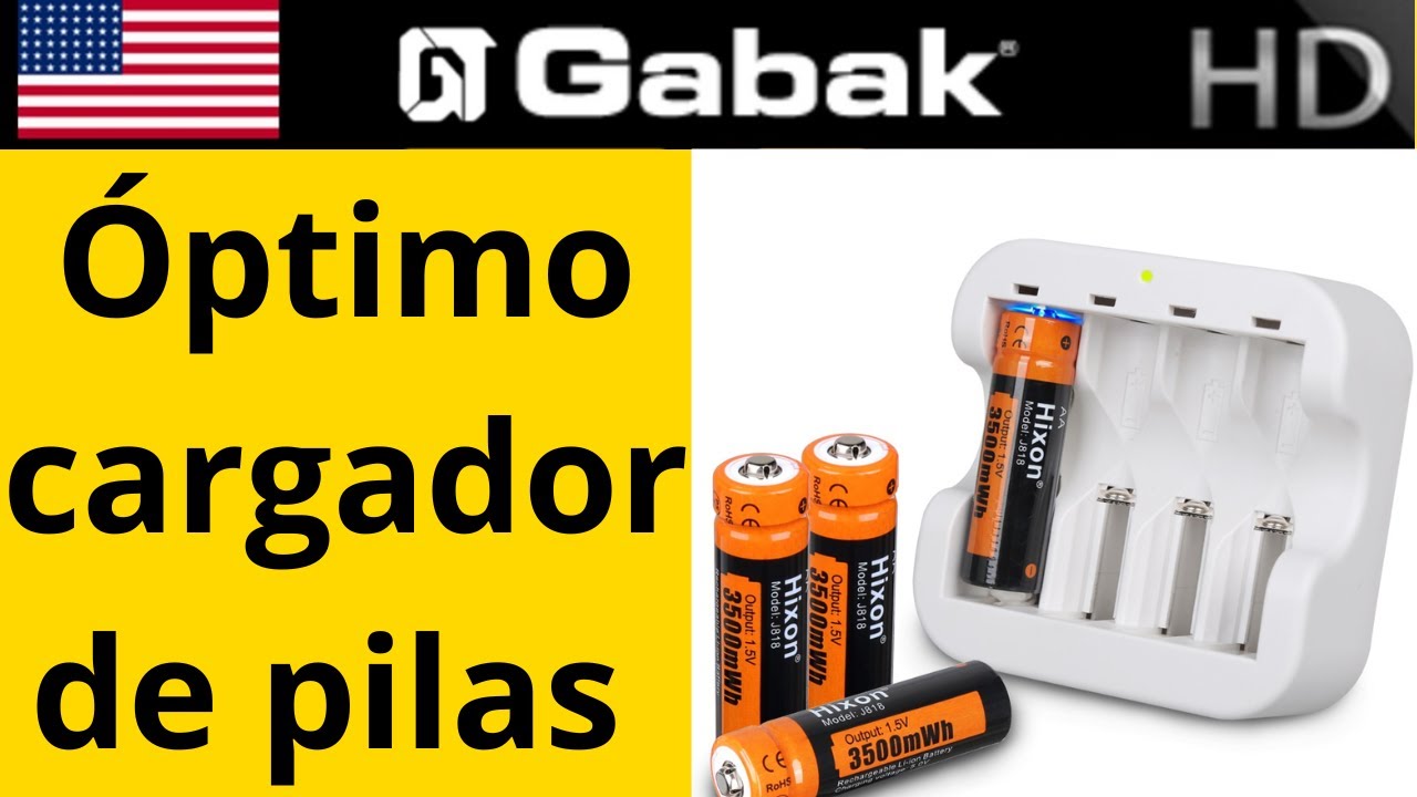de pilas recargables (baterias y AAA 1.5volt) - GabakTech - YouTube