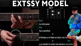 Celebrity Extssy Model - Junior H GUITARRA Tutorial / DEMO | Acordes Wealth