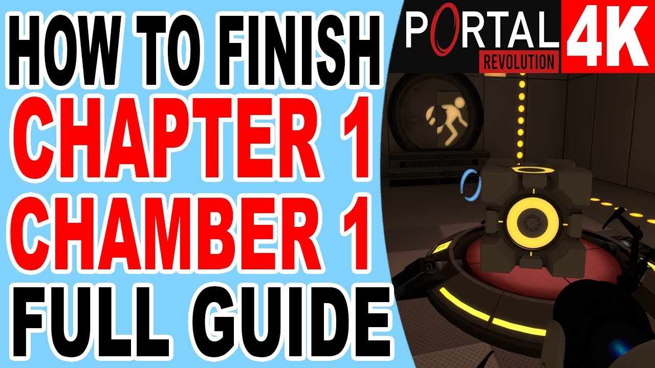 How to Finish Chapter 1 Test Chamber 1 - Portal Revolution - YouTube