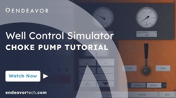 Well Control Simulator - Choke Pumps Tutorial