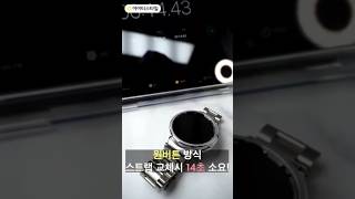 갤럭시워치8 7 원버튼 메탈 스트랩 교체 방법 #아이티스타일 #갤럭시워치8스트랩 #갤럭시s25