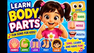 Learn Body Parts for Kids 👀 | Body Parts Song for Toddlers | Kids Learning Video | Cutobee