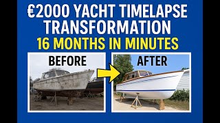 An old $2500 YACHT Bought by family and Renovated Back to New | Start to Finish by ‪@SailingMelody‬