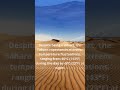 🏜️ The Sahara – The World’s Largest Hot Desert