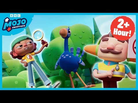 Spring into Action with Mojo & Bo! | Fast & Action Packed Truck Cartoon for Kids | Mojo Swoptops