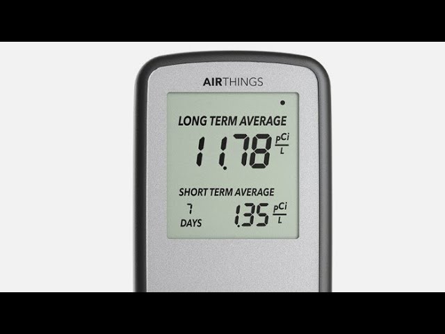 Airthings Battery Operated Digital Radon Detector 2350 - The Home Depot