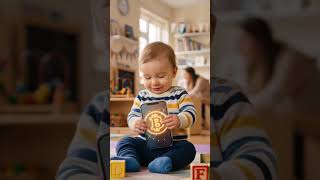 A for Apple 🍎 B for Bitcoin 🚀 C for Crypto | Fun ABC Learning for#cutekids