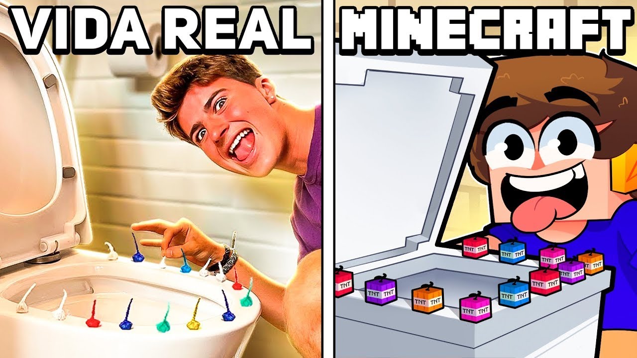 Fiz TROLLAGEM da VIDA REAL no Minecraft - O FILME