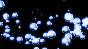 Soap Bubbles floating from the side Glow version - free motion graphics // 50fps