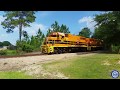 4k UHD - Alabama And Gulf Coast Railway Makes Rare Appearance