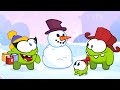 Om Nom Stories 💥 Snow Fight ✨ การต่อสู้กับหิมะ ✨ การ์ตูนตลกสำหรับเด็ก ⭐ Super Toons TV Thai