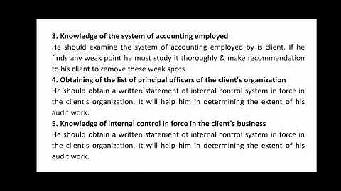 Preparation before commencement of new audit