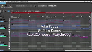 Fake Fugue - Rapidcomposer playthrough
