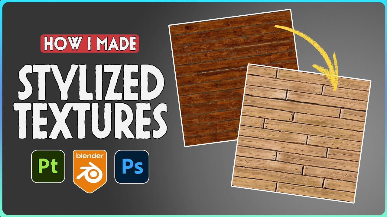 How I Make Stylized Textures with Blender and Substance Painter - YouTube