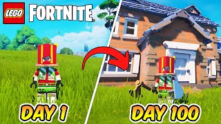 I Survived 100 Days In Lego Fortnite ( Hindi )