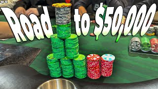 BIGGEST WIN EVER 💸 Got ACES 3 Times! | Road to $50k ep 12