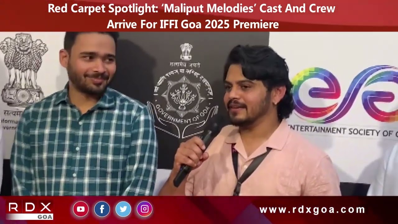 В центре внимания: актеры и съемочная группа фильма «Мелодии Малипута» прибыли на премьеру IFFI G...