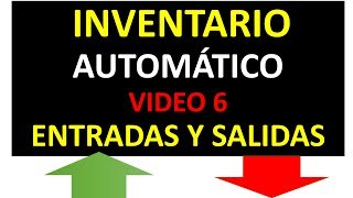 Gestión de inventario automático de entradas y salidas - Aumentar y descontar stock PARTE 6