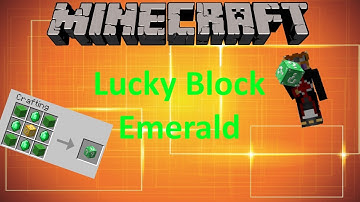 Minecraft: LUCKY BLOCK EMERALD MOD