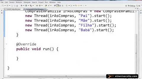 Universidade XTI   JAVA   095   Threads, synchronized