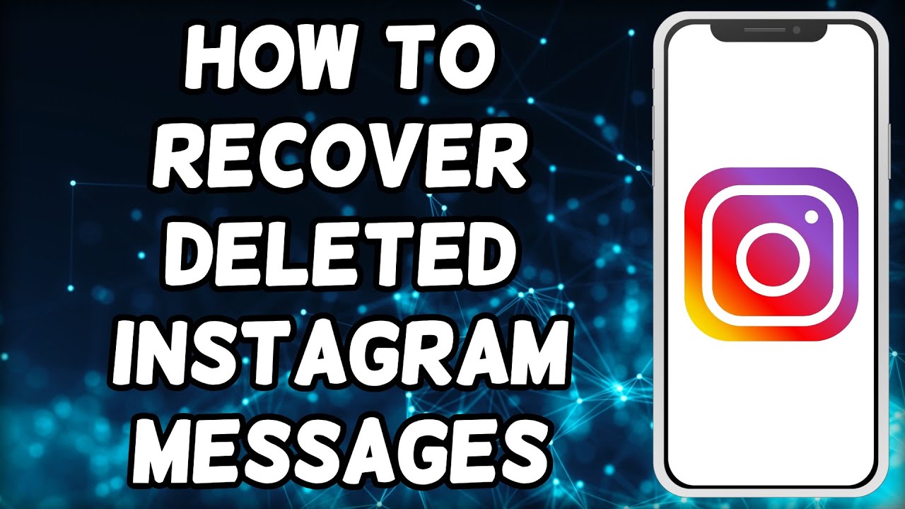How To Recover Deleted Instagram Messages (2023) YouTube