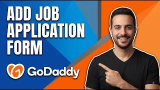 How To Add Job Application Form To GoDaddy Website (Easy Guide)