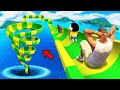 SHINCHAN AND FRANKLIN TRIED THE IMPOSSIBLE SPIRAL ROAD PARKOUR CHALLENGE GTA 5