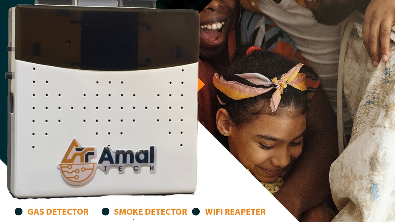 Introducing Amal Aerio the ultimate smoke and gas leak detector with built-in Wi-Fi Extender