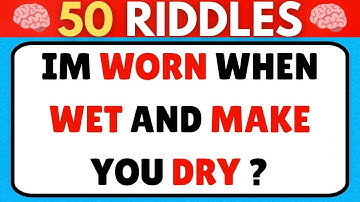 50 Impossible Riddles & Brain Teasers 🤯 | Only True Geniuses Can Solve This IQ Test 🧠