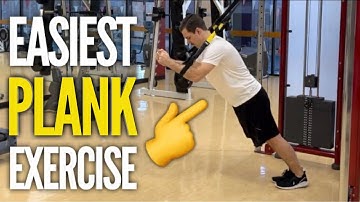 Modified TRX Forearm Plank [Easiet Core Exercise]