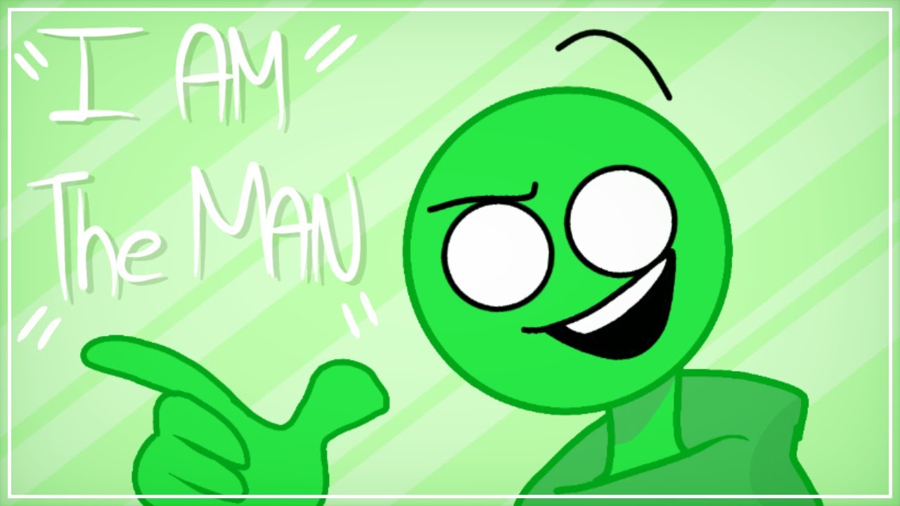 [I AM THE MAN GREEN]💚Animation Vs Animator (animation meme flamenkyfany)