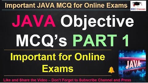 Java Objective MCQ