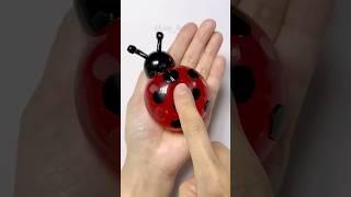 Ladybug Squishy DIY with Nano Tape 🐞🐞🤣 #shorts