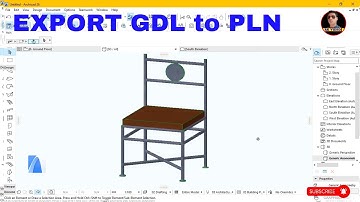 | Archicad Tutorial | - | Export 3D Model GDL to GSM | Useful Tool | rkvideo1 |