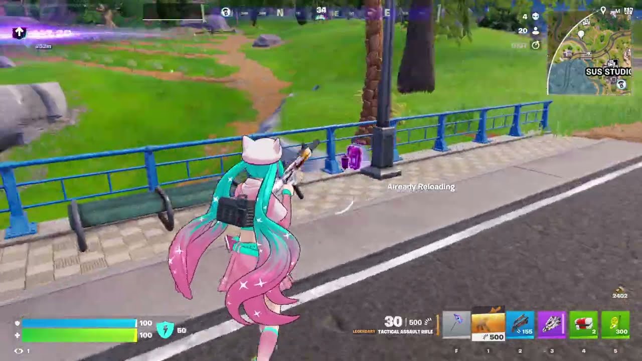 no commentary fortnite gameplay but the game crashes at the end, costing me my best match in weeks