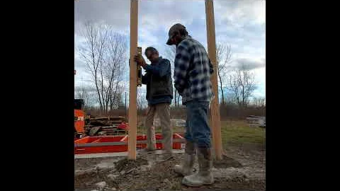 Building a Sawmill Shed for our Woodmizer LT-15 Wide