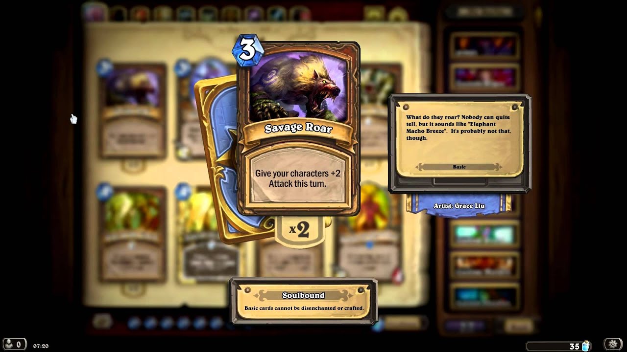 Savage Roar - Hearthstone Card Reviews