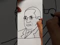 Using number 2 to dr babasaheb ambedkarquick simple and easy drawing of dr ambedkar