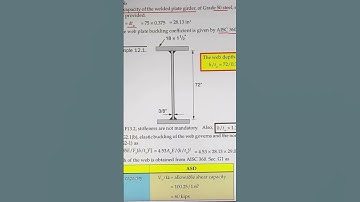 Shear Capacity of Plate Girders - 1