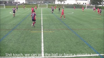 Animations and video illustrating the importance of the player closest to the ball carrier