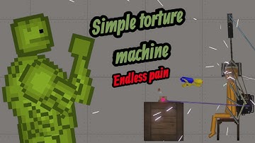 How to make a simple electric chair torture machine (melon sandbox) 