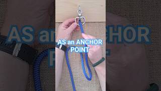 Secured Clove Hitch in the Anchor Point #knot #outdoors #shorts