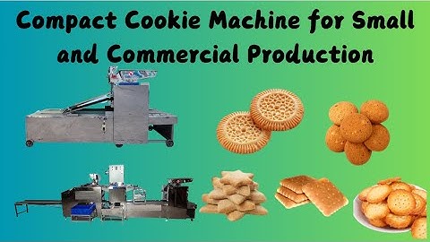Automatic Cookie Machine for Consistent Commercial Bakery Production #cookiemakingmachine