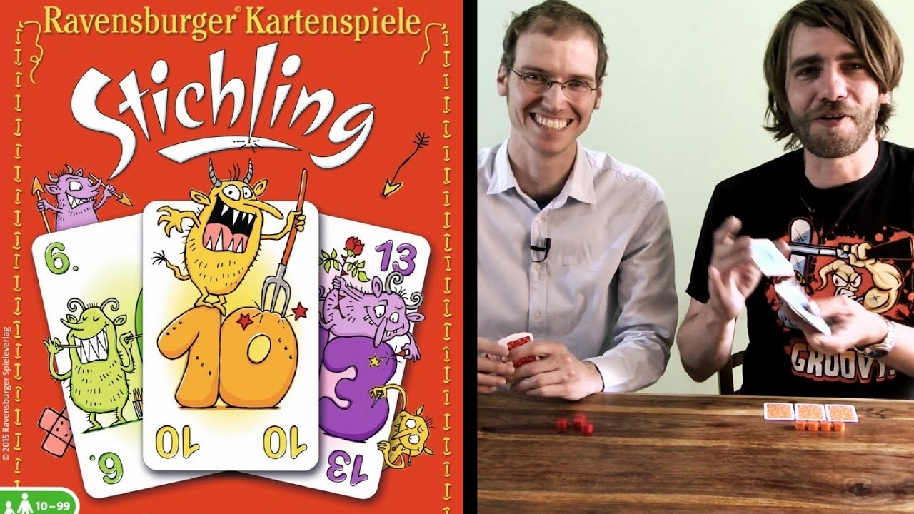 Stichling - Kartenspiel - Beispielrunde - YouTube